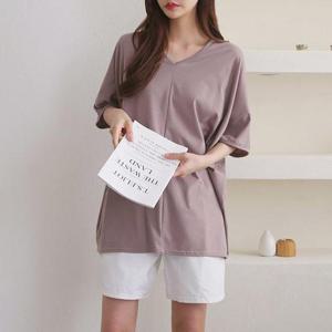 빅사이즈 407 절개브이심플가오리티 DILE027