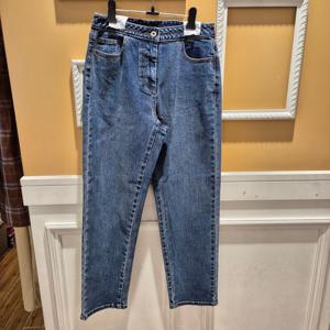 [BCBG] 비씨비지 가을24 블루 배기 데님 바지 B4C8P359