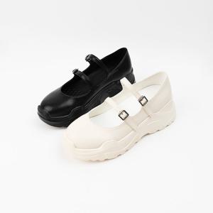 [신난다슈]여성 스니커즈 5cm 2종 메리제인 키높이 운동화 슬립온 발편한 통굽 TMZ243103