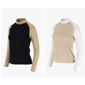 [엘르골프]23년 여성 가을 배색형 베이스레이어 [6J65401]