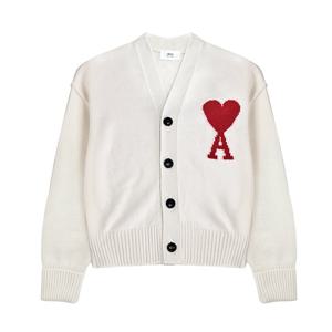 [아미] 드 꾀흐 가디건/화이트/BFUKC002U 018 154