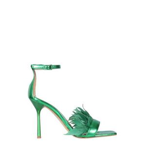 레오니 한느 X 리우조 여성 그린 CAMELIA 힐 샌들 SA2705PX317S1310_EMERALD