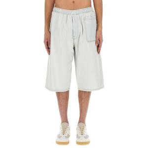 MM6 메종 마르지엘라 남성 연하늘 데님 9부 진 SH0MU0006_S30460992