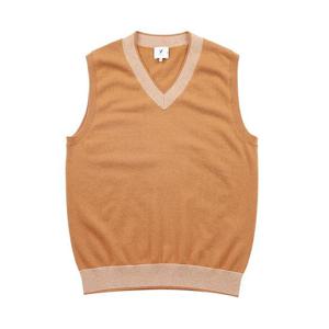[예작(셔츠)]캐시미어 100 브이넥 베스트 조끼 YJ4WCD460-BR