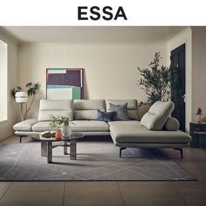 [GS단독][헤드레스트&상품권증정] 에싸 레미 4인 멀티카우치형 스윙기능 론도 소가죽 소파