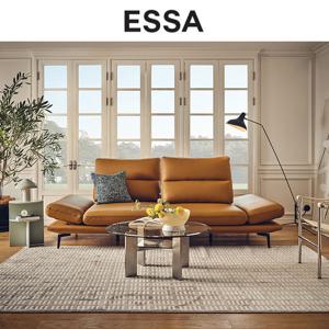 [GS단독][헤드레스트&상품권증정] 에싸 레미 3인 스윙기능 론도 소가죽 소파