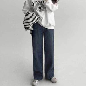 [에이와비] [150.160ver] 크로프데님와이드롱팬츠 -키작녀