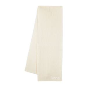 베르사체 자수 로고 코튼 머플러 1014305 1A10572 1W470 Ivory