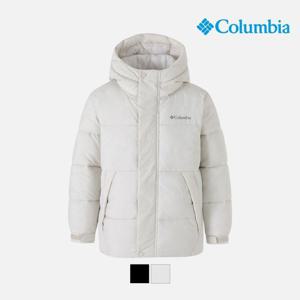 [컬럼비아 키즈]키즈 심플 숏 패딩 자켓_아이보리 (C54-YKD303)