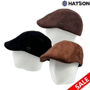 [햇츠온]남성 피에르가르뎅 부드러운 인조 스웨이드 헌팅캡 모자 PC33-702
