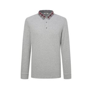 닥스 골프 24FW 품절임박PREMIUM 그레이 체크카라 약기모 티셔츠 DGTS4D713G2