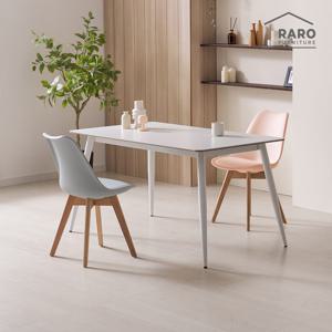 라로퍼니처 아르브 1400 양면 포세린 세라믹 4인 식탁 세트 (식탁+의자2)