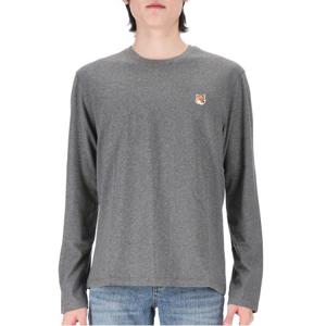 [메종키츠네] 폭스헤드 패치 LM00108KJ0008 H170 남성 긴팔 티셔츠 긴팔티