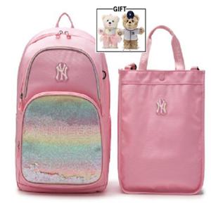 MLB 키즈 여아 샤이니 책가방 세트(7FBKB035-50PKL)