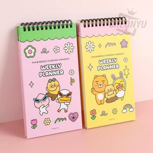 덕플러스문구 카카오프렌즈 세이치즈 세로형 위클리 플래너