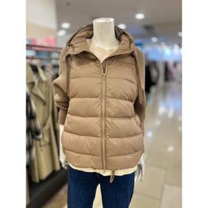 후라밍고 세이브존01 니트배색후드다운점퍼 F18234360