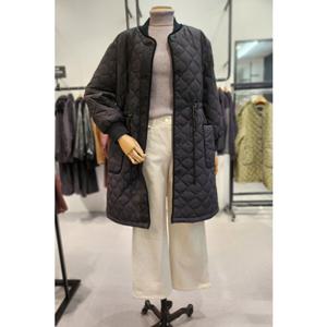 [코데즈컴바인] (CJD-PD502WA) 시보리넥 롱퀼팅 패딩점퍼