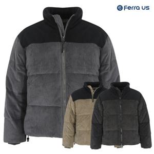 페라어스 남성 투톤배색 골덴 패딩점퍼 COW4BF6001