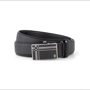 [레노마(셔츠)]사 은품 양말[광복점]포체 선물 포장 소가죽 자동벨트 FNRBE1205BK