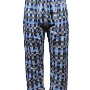 특수실켓 40수 순면 남성 파자마 9부 체크 잠옷바지