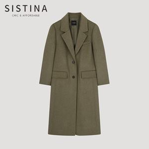 [SISTINA] 울 혼방 핸드메이드 롱 코트_AWHCTO41080_MK