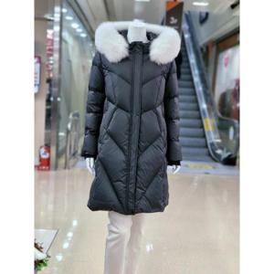 화이트호스 세이브존05 여우퍼 구스 후드 하프 코트 패딩 A34Y06