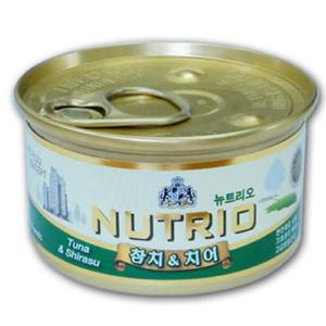 뉴트리오 고양이캔 참치n치어 80g 24개 1Box