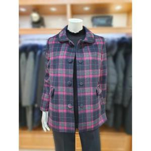 앤디스클라인 세이브존03 핑크체크 자켓 SNSZA2O1DJ102A-1)