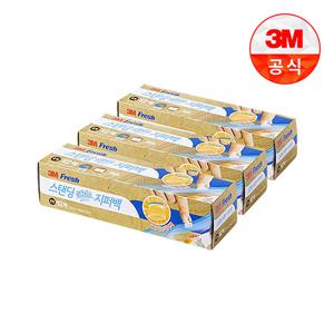 [3M]스탠딩 슬라이드 지퍼백(중) 12매 3개