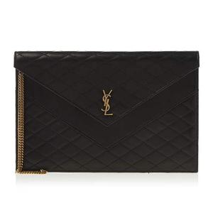 [생로랑] 여성 가비 더블 플랩 체인 파우치 685596 1EL07 1000