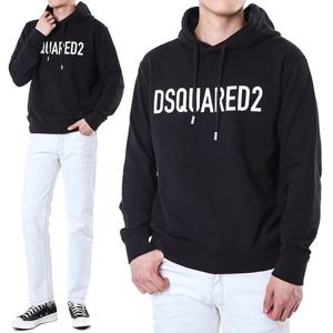 디스퀘어드 로고프린트 후드티/74GU0664 S25538 900