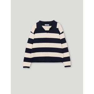 [코데즈컴바인] 오픈카라넥 스트라이프 풀오버 (CKA-PU386W1)