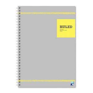 더블에이)포인트라인 룰드 스프링노트(A5/그레이/좌철