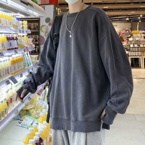 남자 여행 캐주얼 스트릿 패션 오버핏 팔토시 맨투맨