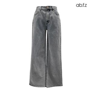 [에이비에프지]아이스 워싱 데님 와이드 팬츠 APZ5HE32G