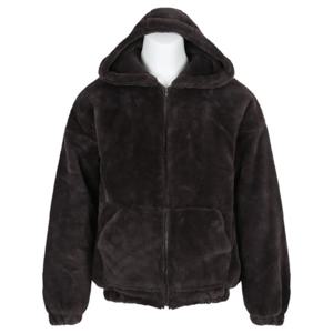 [리빌모아]겨울 남자 밍크 기모 누빔 후드 집업 RB-JUW-Q055-먹