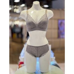 [비비안] (BR6729 BP6729P GREY) 풀컵 노라인 노와이어브라햄팬티세트