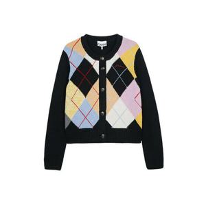 [가니]가니 여성 할리퀸 울 믹스 니트 가디건 K2380-999