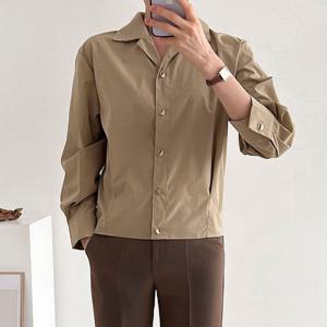 샵앤) 여성 V 카라넥 날씬한 핀턱 셔링 간절기 블라우스 셔츠 CAT-WBL-4161-블랙