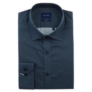 [예작]YJESUA010_잔잔한 프린트 코튼레이온 슬림핏긴소매