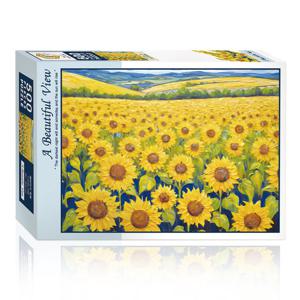 직소퍼즐 명화 풍경 해바라기 유화 500피스 T-DF05-1040