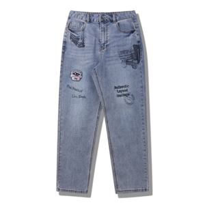 [지프]공용) 청바지 와펜프린트 배기 데님팬츠 JQ1DPU701