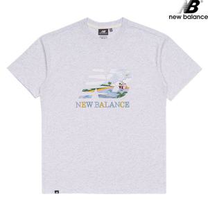뉴발란스 NBNEC22603-LG TrIpper 빅로고 반팔티 남녀공용 티셔츠