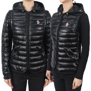 몽클레어 25SS 여성 로고 다운 패딩 블랙 1A00008 597X6 999