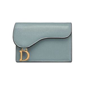 디올 SADDLE 플랩 카드 지갑 S5611CCEH_M81B