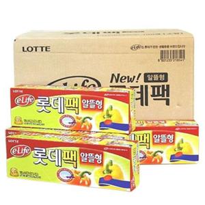 크린팩 롯데 알뜰 위생백 25x35x100매 30개입 위생팩 크린