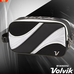 볼빅 2025년 퍼포먼스 절개 패턴 투웨이 파우치 골프백 (블랙)