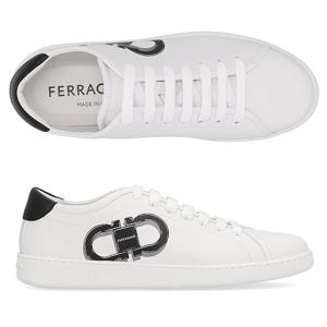 간치니 BRANDY1 BIANCO OTTICO 780991 페레가모 브랜디 남성 스니커즈 운동화