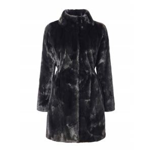 [진도모피]스탠드카라 밍크 휘메일 하프코트(JFH89BA)