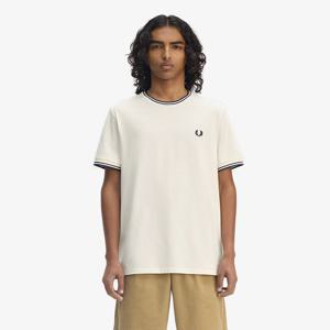 [Baseline] 트윈 팁 티셔츠 - 에크루/테니스 블루 AFPM2511588-Y24